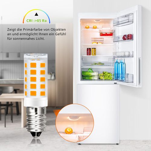 Lot 8 Ampoules LED E14 2.5w 2700k Vintage Rétro Verre Économie