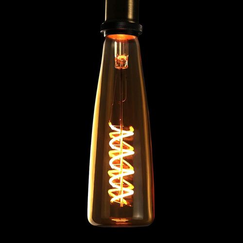Ampoule LED E27 Edison 4w Bouteille Vin 2200k Or Filament Spirale Rétro