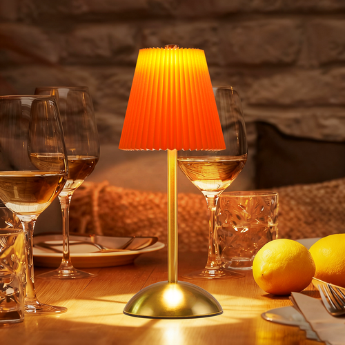 Lampe De Table Sans Fil Lot De 2 - Lampe Chevet Tactile Dimmable, 3 Couleurs,Rechargeable USB