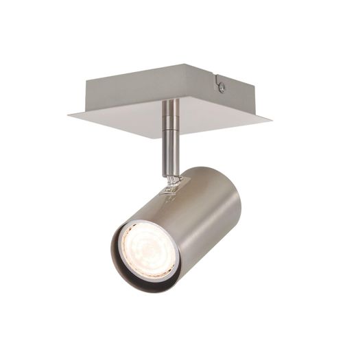 Spot De Plafond 1 Flamme Lampe De Couloir Gu10 - LED Spot De Plafond Nickel 330° Sans Ampoules