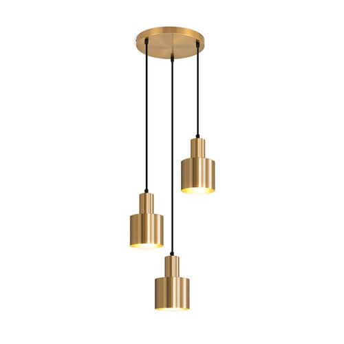 Suspension Table à Manger Lampe Suspendue Lampe Suspension Vintage 3 Flammes Ronde Design E27