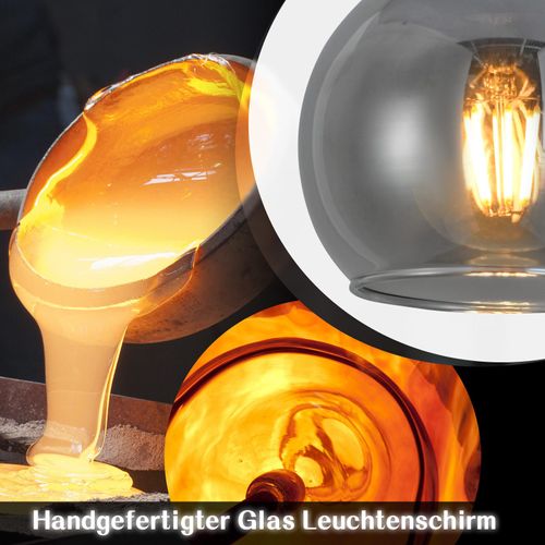 Suspension Pour Table à Manger Lampe Suspendue En Verre 4 Flammes Lampe De Salle à Manger E27