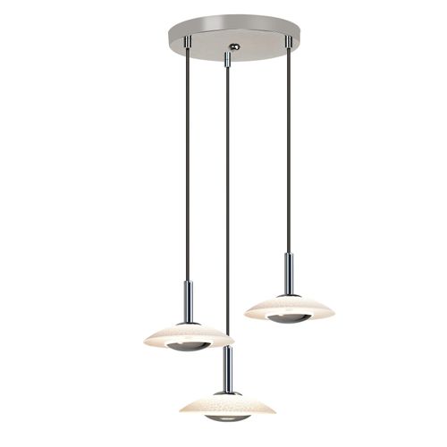 Suspension LED Lampe Suspendue Table à Manger Design Moderne 3000k Blanc Chaud 3 Flammes
