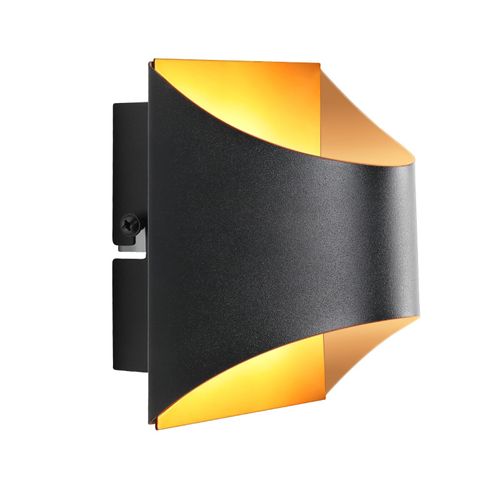 Applique Murale Noire Et Dorée - Appliques Murales Modernes Pour Escaliers, Chambre D'enfant