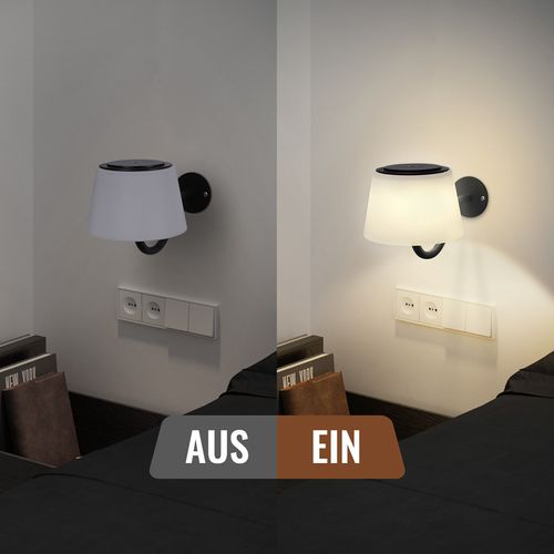 Applique Murale D'intérieur à Piles : 2 Appliques Murales LED à Intensité Variable Avec Interrupteur
