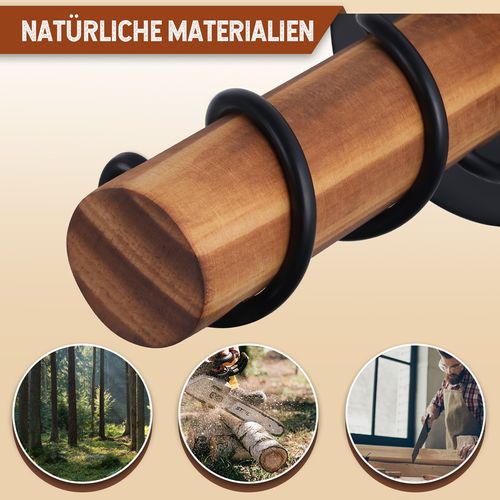 Applique Murale Avec Interrupteur Applique Vintage : Applique Murale En Bois Noir E27 Industriel