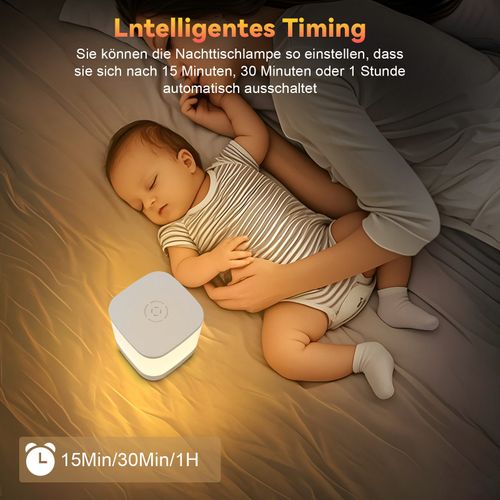 Lampe De Table LED  à Batterie 1800 Mah, Tactile, Dimmable 3000-6500 K USB, Avec 3 Températures