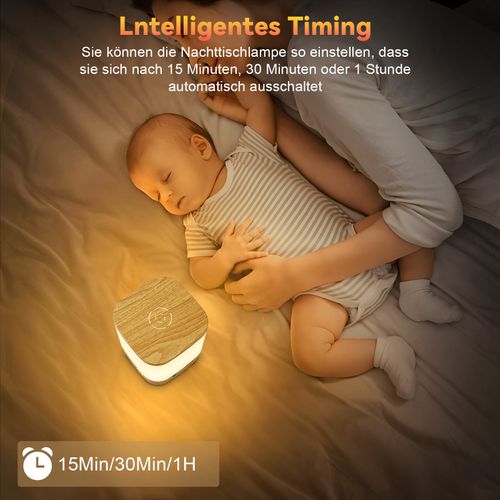 Lot De 2 Lampes De Table LED Avec Batterie Rechargeable De 1800 Mah,variateur Tactile 3000-6500k USB