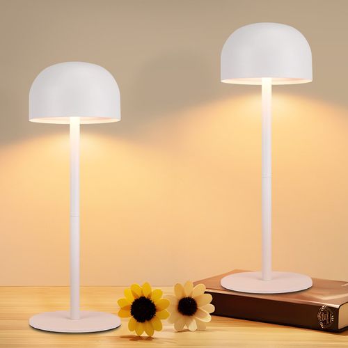 Lot De 2 Lampes De Table LED Sans Fil : Lampe De Table Tactile à Intensité Variable