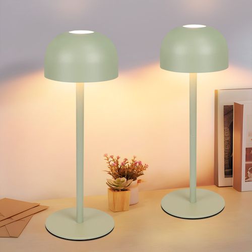 Lampe De Table LED Sans Fil, Lot De 2 : Lampe De Table Tactile à Intensité Variable