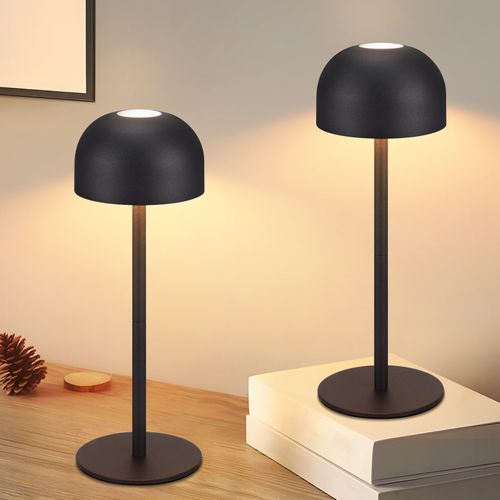 Lot De 2 Lampes De Table LED Sans Fil : Lampe De Table Tactile à Intensité Variable