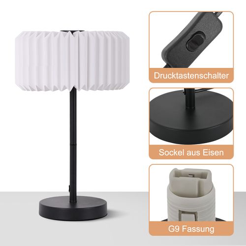 Lampe De Chevet Vintage Pour Salon - Lampe De Table Avec Câble Design Pour Chambre à Coucher