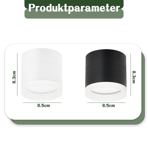 Spot LED En Saillie  Spot En Saillie Blanc Spot De Plafond Rond 5w Spot En Saillie Gx53