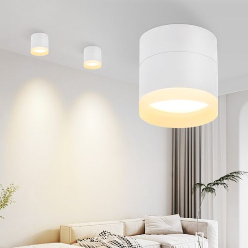 Spot LED En Saillie  Spot En Saillie Blanc Spot De Plafond Rond 5w Spot En Saillie Gx53