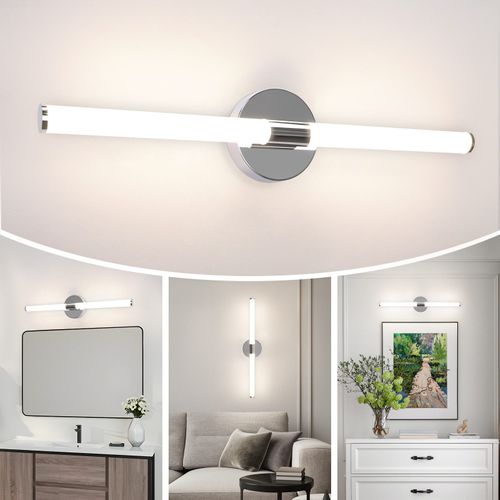 Applique Murale De Salle De Bain LED - 8w 60cm 4000k Ip44