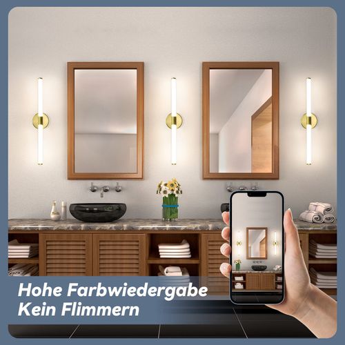 Applique Murale De Salle De Bain à LED  8w, Lampe De Salle De Bain, Lampe Murale De Salle De Bain