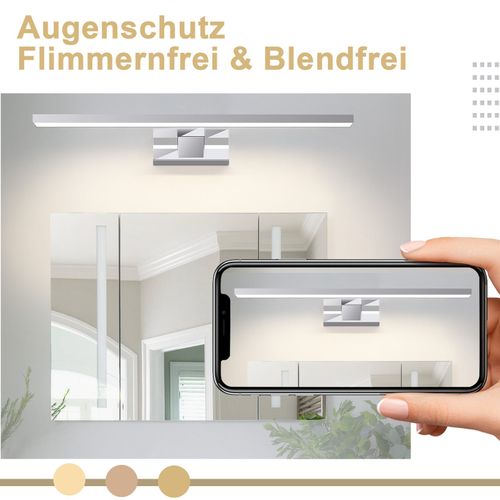 Lampe Miroir LED  Pour Salle De Bain, Applique Murale 12 W, 4 000 K, 60 Cm