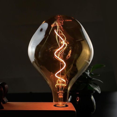 1 Ampoule LED Grande Taille E27 3 W, Lampe à Incandescence Irrégulière De Forme Inhabituelle