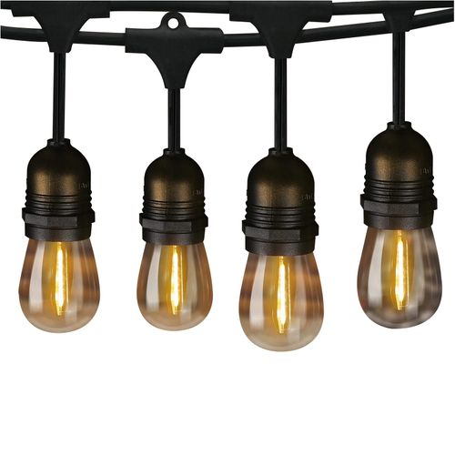 Guirlande Lumineuse LED Intérieur Extérieur Ampoules Guirlande Lumineuse 7,6 M/15 M 16-flamme