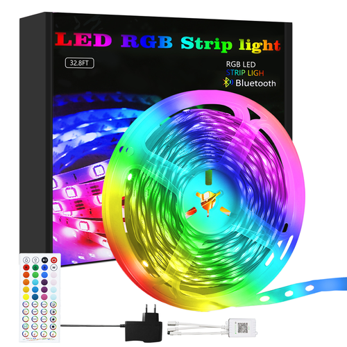 Bande LED 10 M Bande LED Décoration De Fête Jeu Bande Lumineuse Rvb Autocollante Rétroéclairage