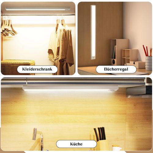 Lampe LED Sous Meuble Avec Détecteur De Mouvement, Rechargeable Par USB, 1 500 Mah