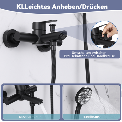 Robinet De Baignoire - Noir