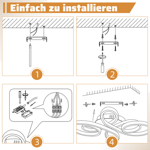 Plafonnier Chambre LED Plafonnier Salon : 30w Lampe De Salon Noir 40cm 3000k