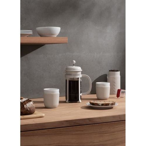 1908-913 - Cafetiere - Java Cafetiere à Piston Blanc 1 L