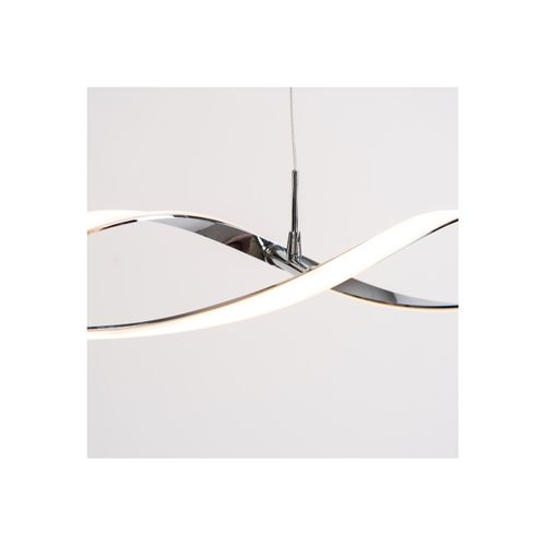 Suspension LED Double Barres Ondulées 110 Cm - Galba