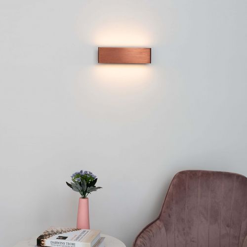 Applique Murale LED Cuivre En Aluminium Brossé - Cruise