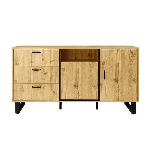 Buffet, Commode Avec Tiroirs Et Portes, Design Color Block
