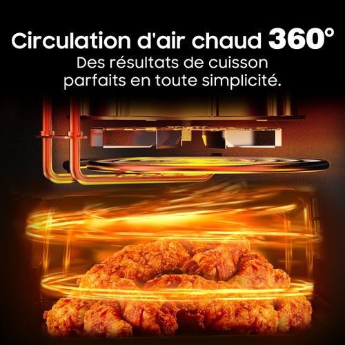 Friteuse à Air Chaud Af80d10-1, 9l Airfryer, 9 Programmes, 2350w