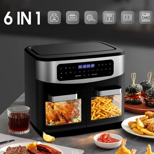 Friteuse Sans Huile Dual Zone 12l Friteuse à Air Chaud Air Fryer XXL