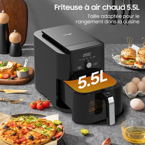 Friteuse à Air Chaud Aft5017o 5.5l, Friteuse Sans Huile Xl, Recettes
