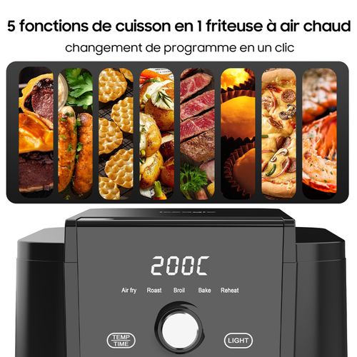Friteuse à Air Chaud Aft5017o 5.5l, Friteuse Sans Huile Xl, Recettes