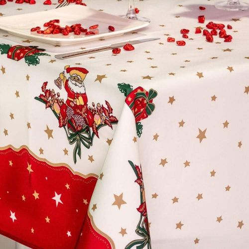 Nappes Polyester Père Noël Ou Cloche