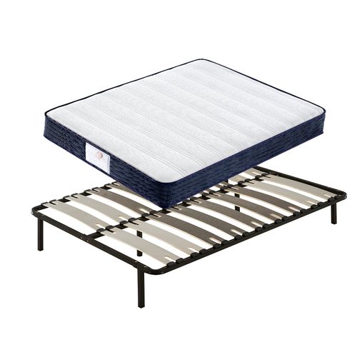 Ensemble matelas Ressort 140x190 cm Epaisseur 22 cm