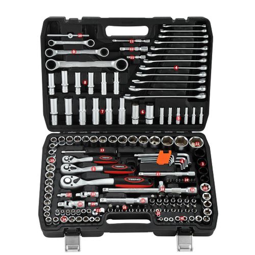 Jeu De Douilles Et D'embouts Kit De Réparation De Pneus De Voiture - 151 Pièces