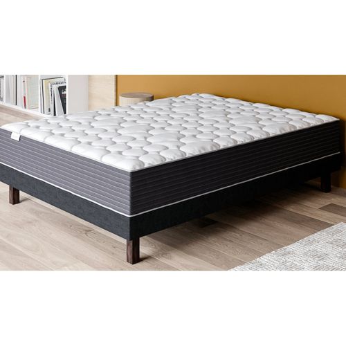 Ensemble Matelas Ressorts Ensachés + Sommier 180x200cm Spring Plus Hbedding - Mousse Hd
