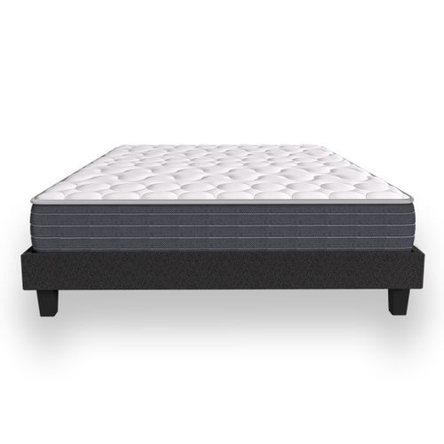 Ensemble Matelas Ressorts Ensachés + Sommier 180x200cm Spring Plus Hbedding - Mousse Hd