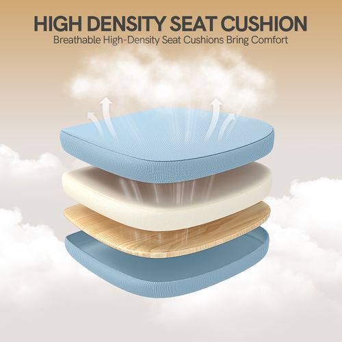 Fauteuil De Bureau Ergonomique En Maille Avec Soutien Lombaire, Accoudoirs Réglables - Bleu