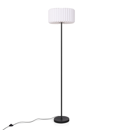 Lampadaire Vintage, Abat-jour En Papier Blanc, Lampe De Salon G9.