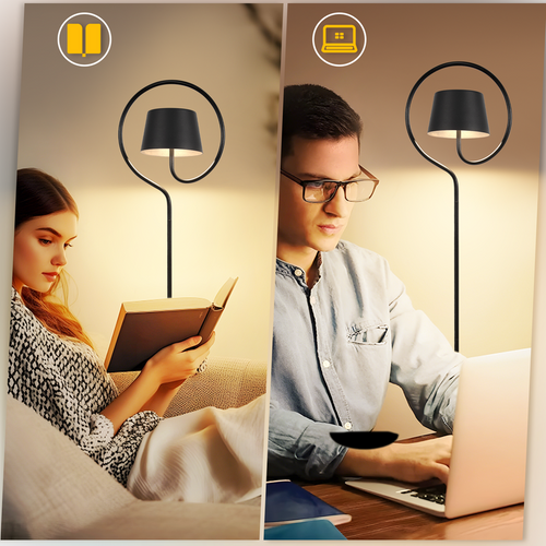 Lampadaire LED Solaire 120cm, Dimmable, Sans Fil, Hauteur Réglable.