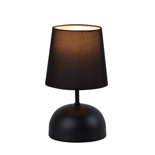 Nettlife Lampe De Chevet En Tissu Noir, Design Moderne Avec Câble (sans Ampoule).