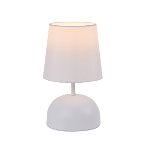 Lampe De Chevet En Tissu Blanc, Design Moderne Avec Câble (sans Ampoule).