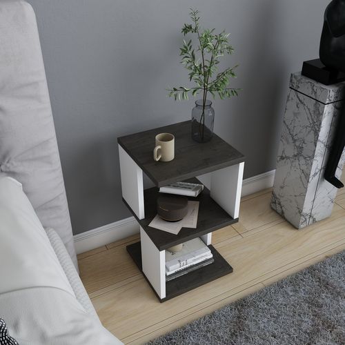 Table De Chevet Carter  - Etagères Ouvertes - Table D'appoint