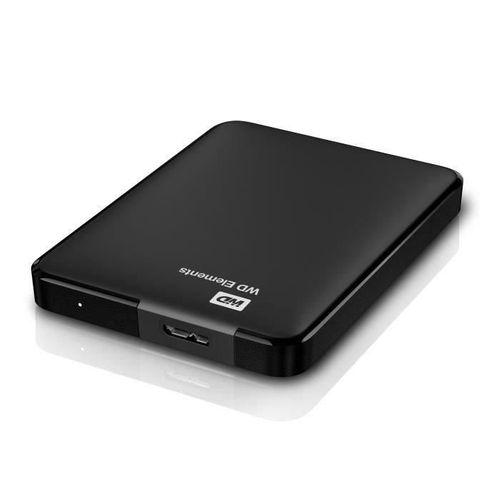 Disco duro externo portátil USB 3.0 de 2 TB HD, color negro para PC
