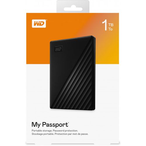 Disque Dur Externe Western Digital My Passport 1To 2,5" Usb 3.2