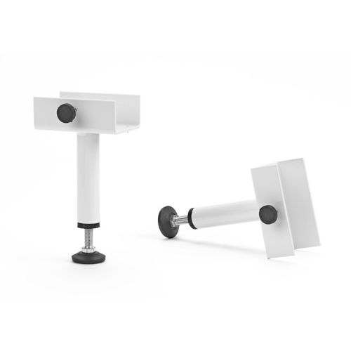 Sommier Tapissier + Jeu De Pieds 80+80x200 Omega Blanc 18 Lattes