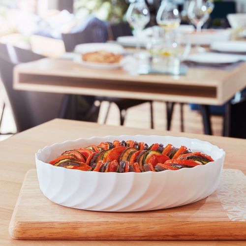 Lot De 3 Plats De Cuisson Ovales Empilables